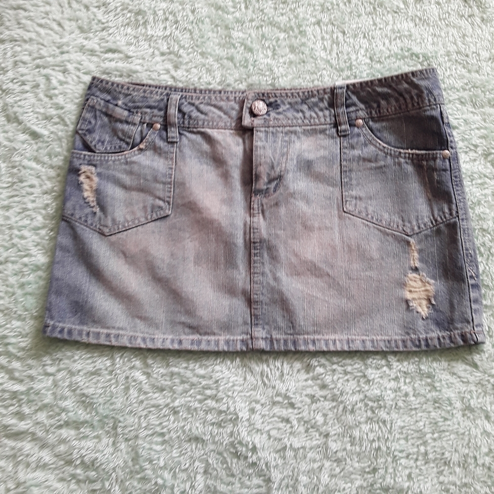 Denim skirt junior